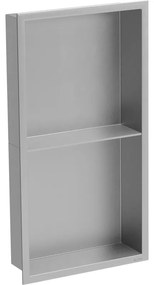 Mexen X-Wall-R półka wnękowa z kołnierzem i półką 60 x 30 cm, inox - 1910603010S