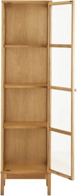 Witryna w naturalnym kolorze 47x180x40 cm Zamora – House Nordic
