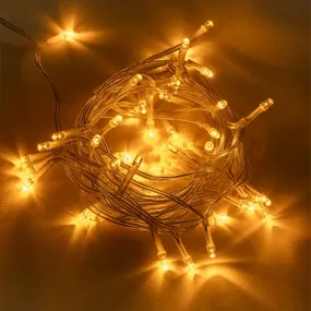 Girlanda Dekoracyjna Led (5m) Llamp Żółty - Sklum