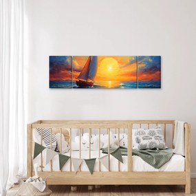 Obraz - Żaglówki (170x50 cm)