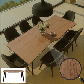 Stół do jadalni MCW-O60, wygląd orzechowy