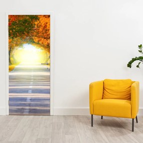 Fototapeta na drzwi - Brama z wierzchołków drzew (95x205cm)