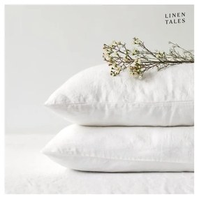 Lniana poszewka na poduszkę 80x80 cm White – Linen Tales