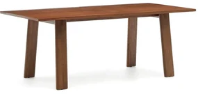 Rozkładany stół z dodatkowym blatem z blatem w dekorze orzecha 95x200 cm Arlen – Kave Home