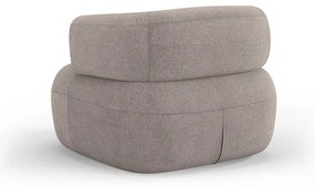 Beżowy fotel z materiału bouclé Jenny – Micadoni Home