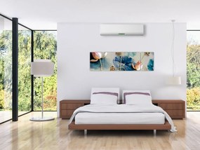 Obraz z kwiatami (170x50 cm)