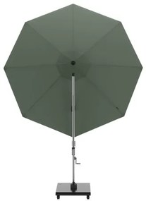 KNIRPS 320 x 320 cm - luksusowy wahadłowy parasol ogrodowy z drążkiem bocznym : Kolor parasola Knirps - Zielony