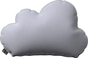 Poduszka Soft Cloud kolor szary tkanina połyskliwa, welwetowa