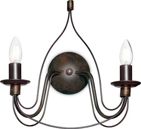 Ideal Lux - Kinkiet CORTE 2xE14/40W/230V brązowy/patyna