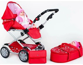 New Baby Wózek dla lalek Monika, czerwony