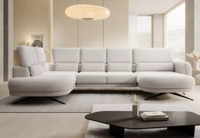 Narożnik elektryczny Ilusio XL – designerski narożnik U z funkcją relax i elektrycznym siedziskiem