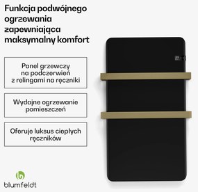 Blumfeldt Inteligentny promiennik podczerwieni, moc 500 W