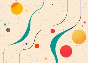 Obraz - Minimalistyczna kolorowa ilustracja (70x50 cm)