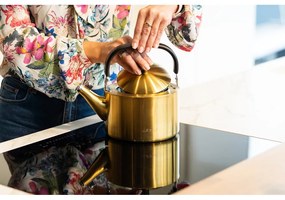 Czajnik ze stali nierdzewnej w kolorze złota 1,5 l Diamante – Vialli Design
