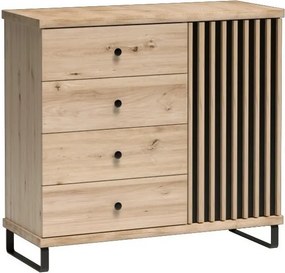 Komoda ALMERIA 101,6 cm do Salonu Sypialni Dąb artisan