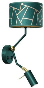 Metalowy kinkiet glamour - K343-Azara