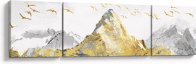 Obraz - Złota góra (170x50 cm)
