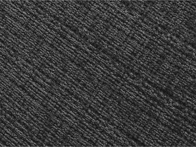 Czarna sofa z tkaniny szenilowej 276 cm Neil – Bobochic Paris