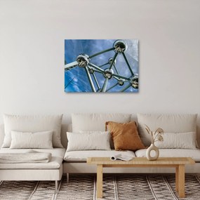 Obraz - Atomium w Brukseli (70x50 cm)