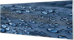 Szklany Panel Mikroświat Kropli Wody