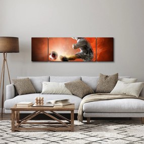 Obraz - Piłkarz (170x50 cm)