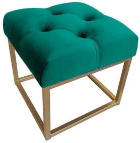 Pufa CHESTERFIELD LOFT ławka postawa złota MG20