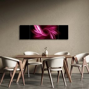 Obraz - różowa abstrakcja (170x50 cm)