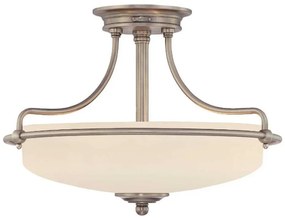 Elstead QZ-GRIFFIN-SFS-AN - Lampa sufitowa GRIFFIN 3xE27/100W/230V chrom mat