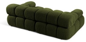 Zielona sofa modułowa z materiału bouclé 188 cm Bellis – Micadoni Home