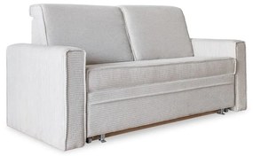 Biała rozkładana sofa 168 cm Lucky Lucy – Miuform