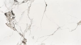 Stół z blatem ze spieku w efekcie marmuru Emilio 120 Halmar