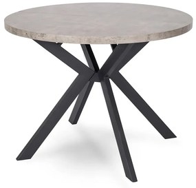 Industrialny okrągły stół rozkładany beton B2-T85