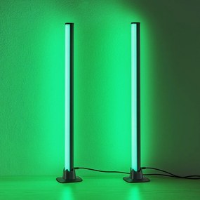 Czarna metalowa lampa stołowa LED (wysokość 55 cm) Boy – Reality