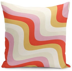 Poszewka na poduszkę 43x43 cm Creamy Raspberry Swirl – Mila Home