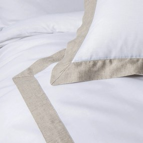 Komplet pościeli z domieszką lnu LAURALINE, 240 x 220 cm