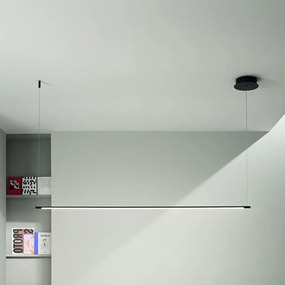 Ondaluce - Lampa wisząca LED ściemnialna na linkę GENIUS LED/28W/230V czarna