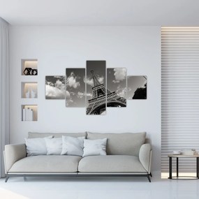 Obraz - Wieża Eiffla w Paryżu (125x70 cm)