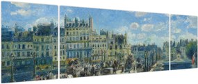 Obraz - Auguste Renoir, Pont Neuf, Paris, reprodukcje (170x50 cm)
