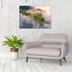 Obraz na szkle górskiego krajobrazu (70x50 cm)