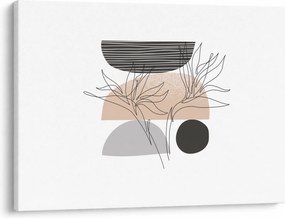 Obraz - Line art flowers N⁰2 (70x50 cm)