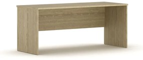 Biurko INTEGRO, 740 x 1750 x 700 mm, dąb naturalny