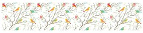 Naklejka na okno 200x40 cm Birds in the Forest – Ambiance