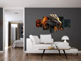Obraz - Smok (125x70 cm)