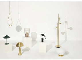 Ciemnozielona lampa stołowa (wysokość 38 cm) Shape – Hübsch