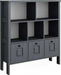 Półka dla dzieci szary 103.6x32.6x113.4 ajaton