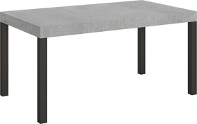 Stół rozkładany 160/244x80 cm Everyday cementu nogi antracytowe
