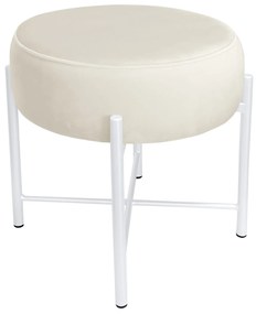 Taboret Pola noga metalowa biała MG50