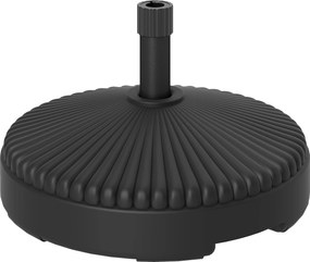 Outsunny Podstawa do parasola ogrodowego, napełniana wodą i piaskiem, podstawa parasolowa, Plastik, Czarny