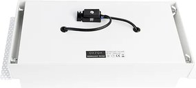 Zestaw 6 reflektorów wpuszczanych białych regulowanych AR111 bezramkowych 2-źródła światła - Oneon