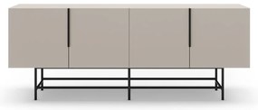 Kremowa niska komoda 200x77,5 cm Eldia – Marckeric